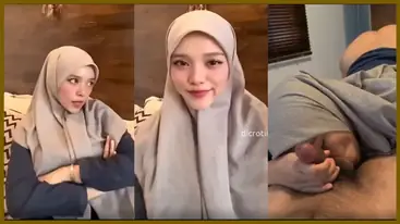 Zahra Cewek Hijab Ini Jago Banget Kalo Di Suruh Sepong Sampe Mentok